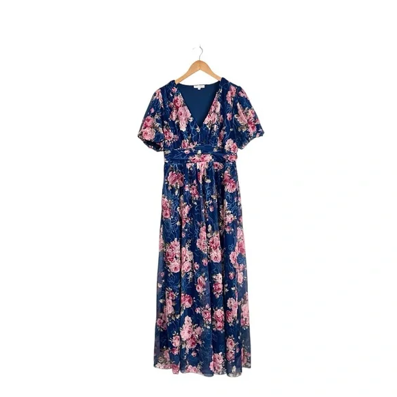 Baltic Born Blue Floral Maxi Dress - Picture 6 of 16